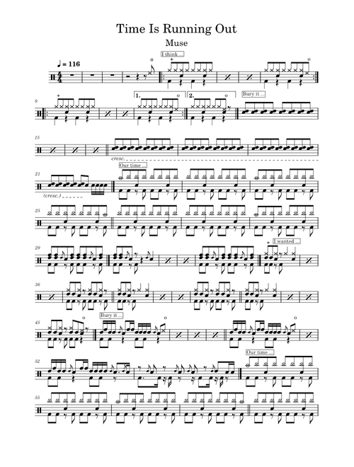 Time Is Running Out – Muse
