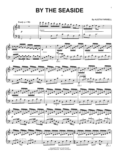 By The Seaside - Austin Farwell (Piano Solo)