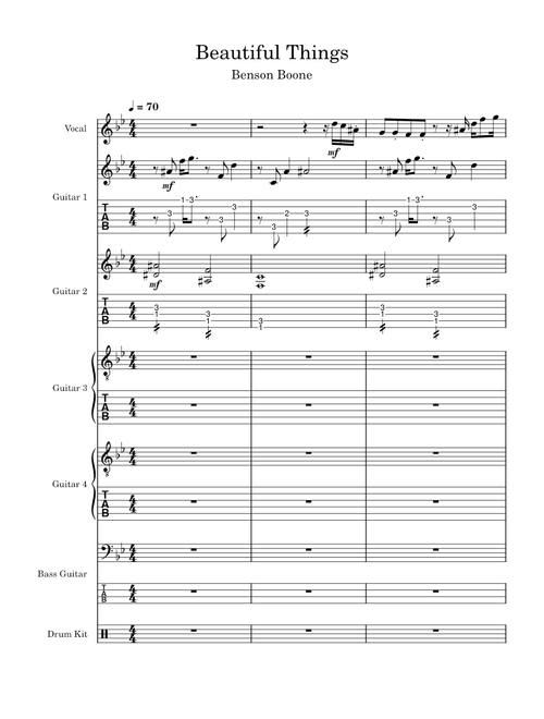Beautiful Things – Benson Boone