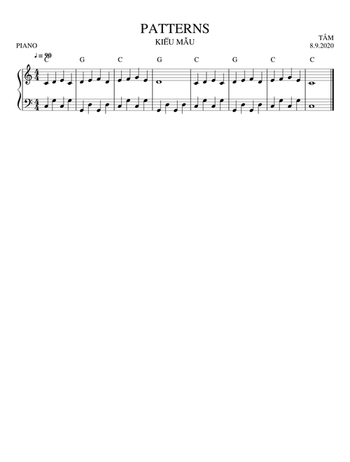 KIỂU MẪU - PATTERNS