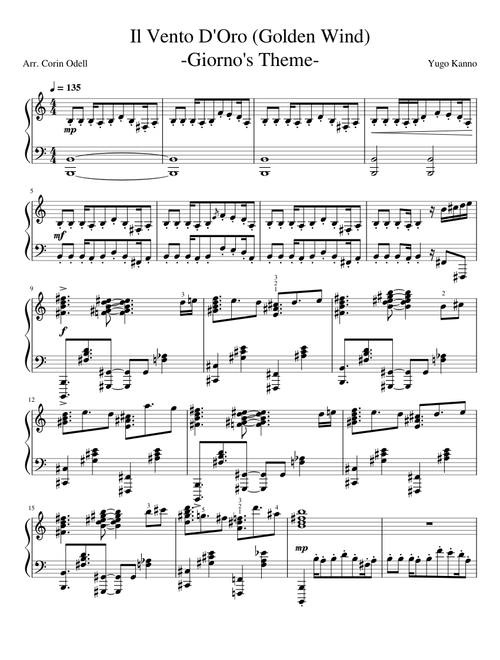 Giorno's Theme (very epic)