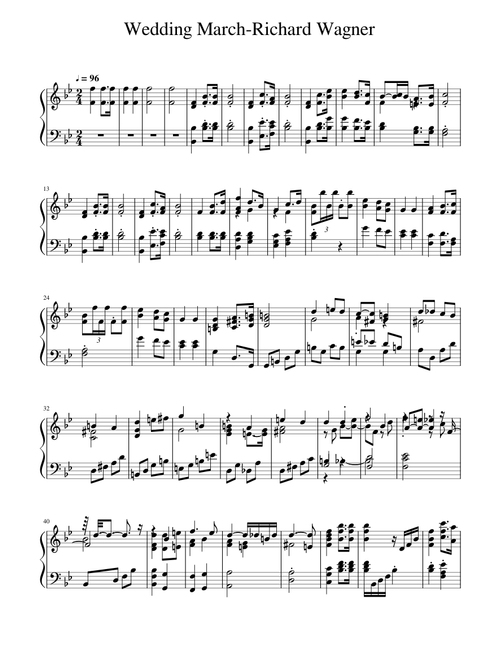 Wedding March-Richard Wagner
