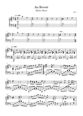 Free Malice Mizer sheet music | Download PDF or print on MuseScore.com
