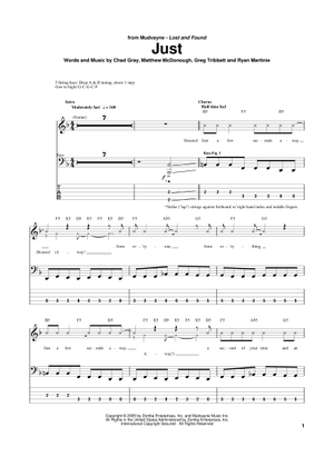 mudvayne ＬＤ50 ギター譜面 Play Official version of Dig Sheet Music by Mudvayne for