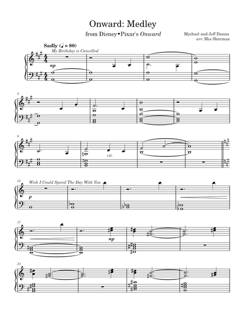 Onward: Medley (from Disney•Pixar's Onward)