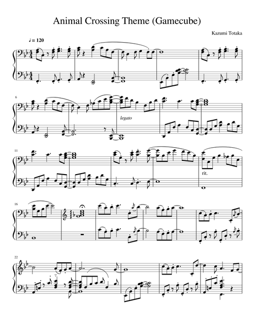 Animal Crossing Theme Gamecube