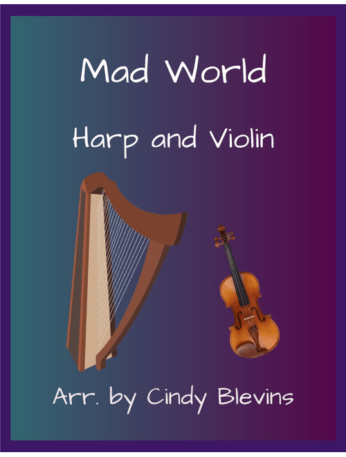Mad World (Arr. Cindy Blevins) - Adam Lambert (Instrumental Duet)