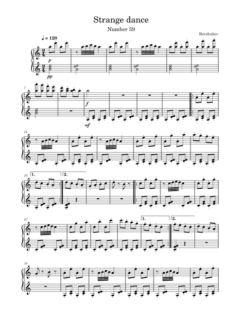 Strange dance - Korzhukov