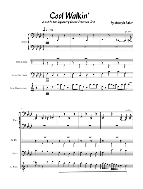 Cool Walkin' — Makayla Baker