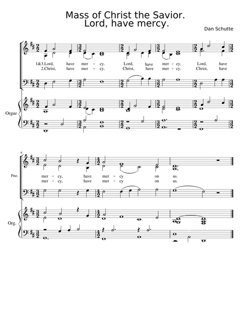 Mass Of Christ The Savior - Dan Schutte