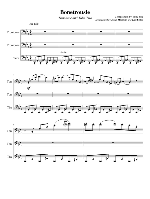 Bonetrousle Trombone and Tuba Trio