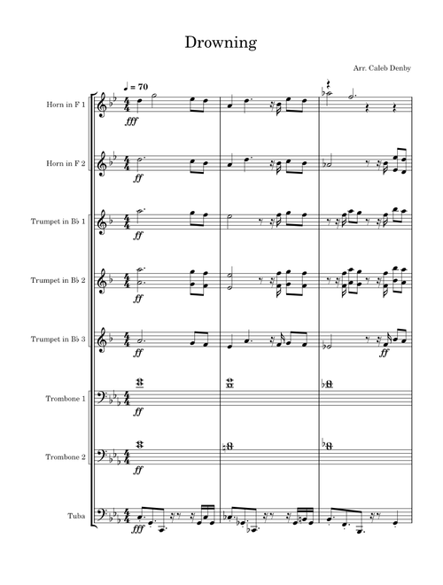 Drowning For Pep Band ver. 2.1
