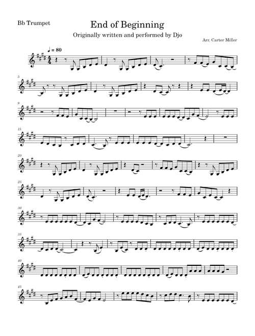 End Of Beginning – Djo