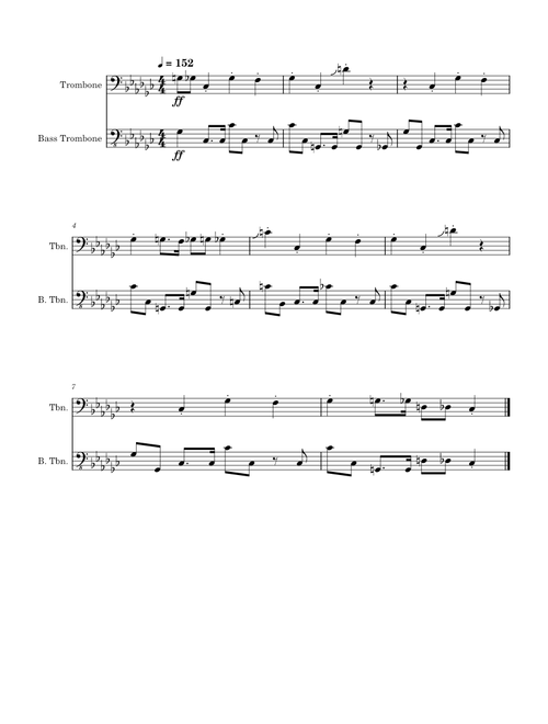 Clutterfunk For Trombone