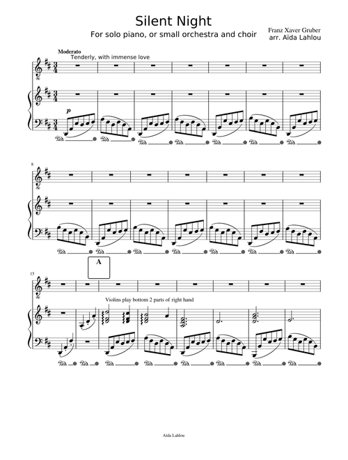 Silent Night – Franz Xavier Gruber Silent Night