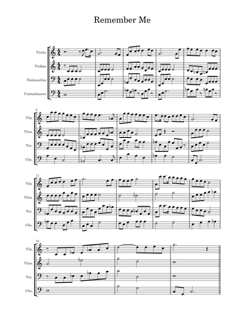 Remember Me – Misc tunes