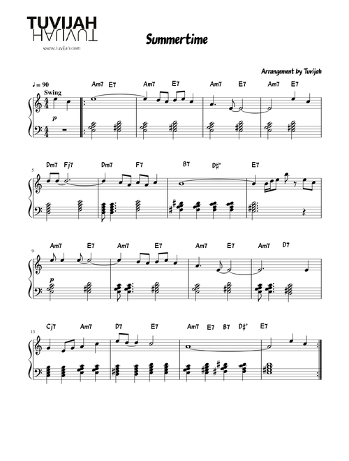 Summertime Version 2 (Arrangement)