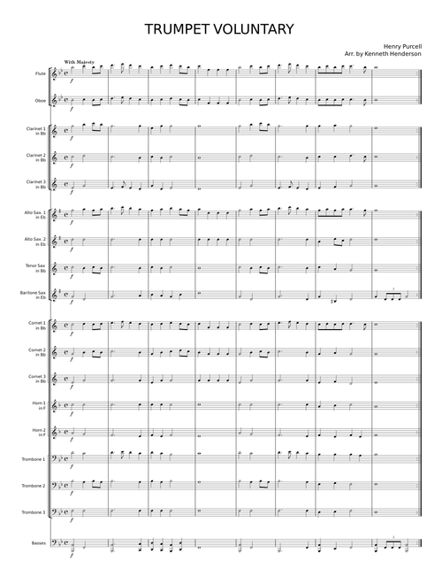 Trumpet voluntary - Henry Purcell