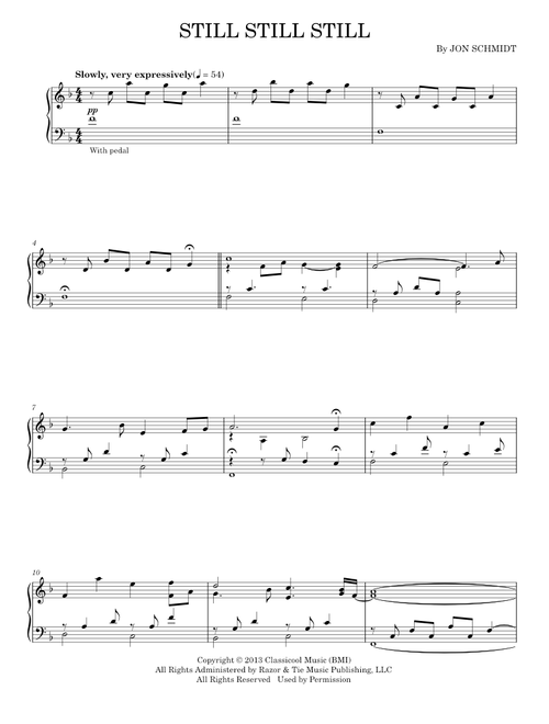 Still Still Still - The Piano Guys (Piano Solo)