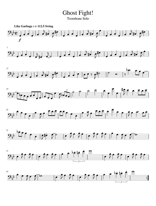 Ghost Fight! - Trombone Solo