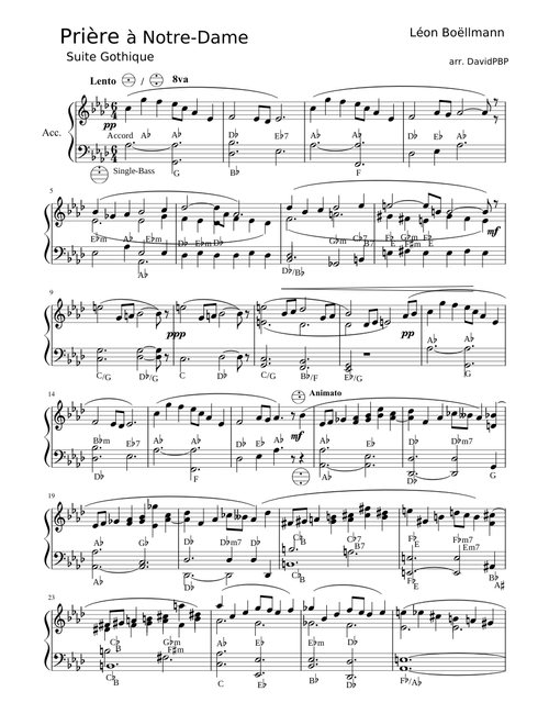 Priere - Suite Gothique
