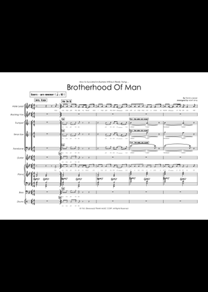 Brotherhood Of Man – Frank Loesser Sheet Music with Chords for