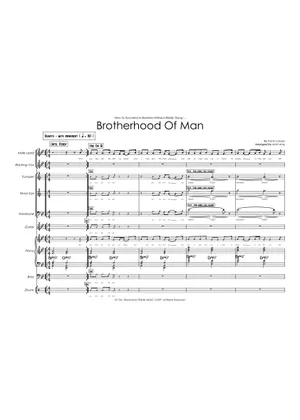 Brotherhood Of Man (Lead sheet with lyrics ) Sheet Music with Brotherhood Of Man (Lead sheet with lyrics ) Sheet Music with