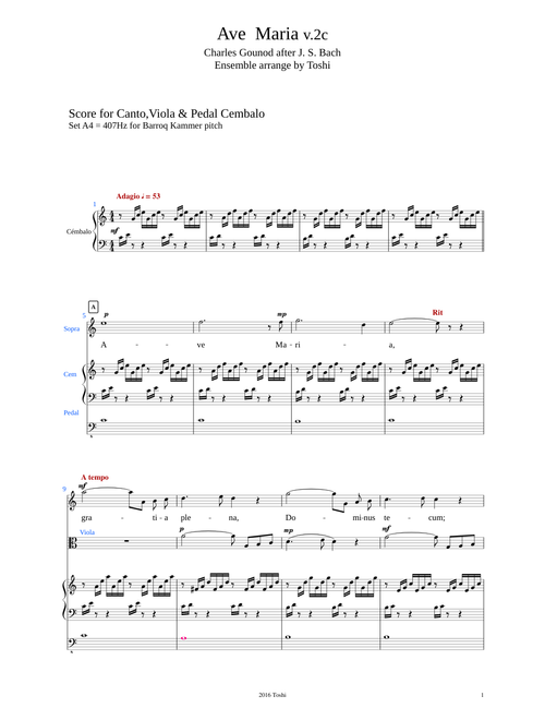 PH#2, Ave Maria - Bach/Gounod w pedal, 2nd update