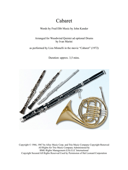 Cabaret (Arr. Ivan Marini) - Herb Alpert And The Tijuana Brass (Woodwind Ensemble)