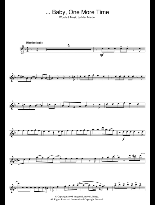 ...Baby One More Time - Britney Spears (Flute Solo)