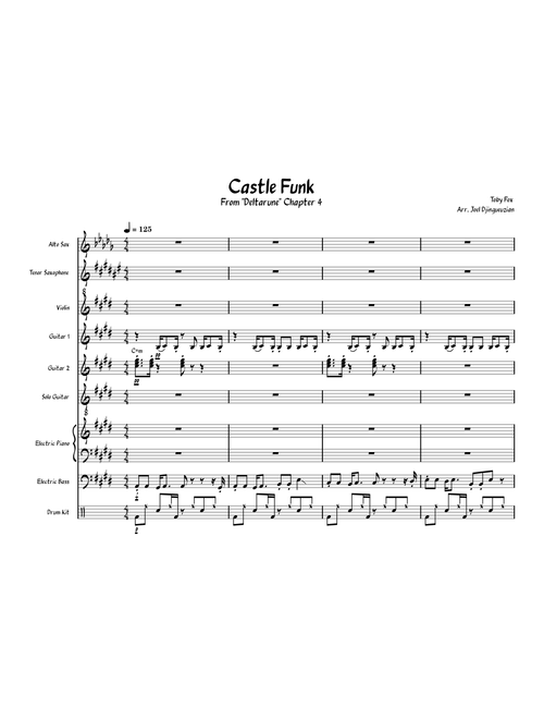 Castle Funk - Deltarune Chapter 4 Transcription