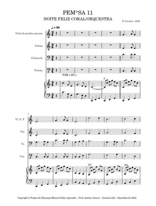 Noite feliz – Misc Traditional