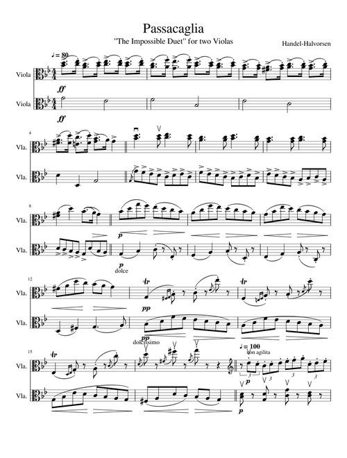 Handel-Halvorsen Passacaglia