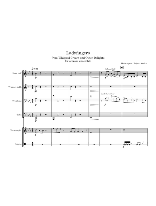 Ladyfingers  – Herb Alpert & The Tijuana Brass
