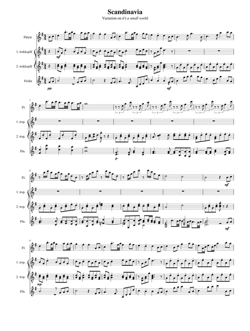 It's A Small World (Norway/Scandinavia Theme) – Sherman Brothers