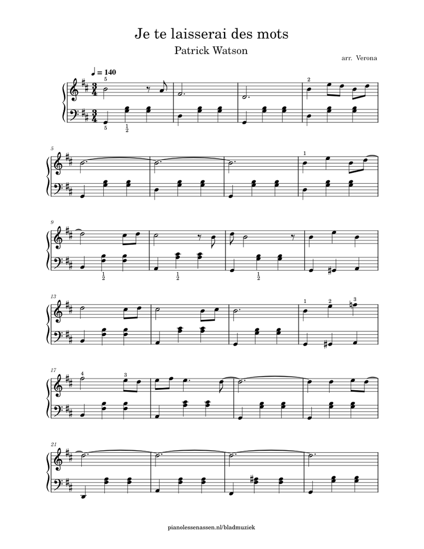 je-te-laisserai-des-mots-patrick-watson-sheet-music-for-piano-solo