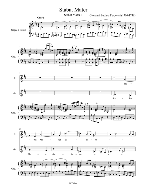 Stabat Mater - Pergolesi