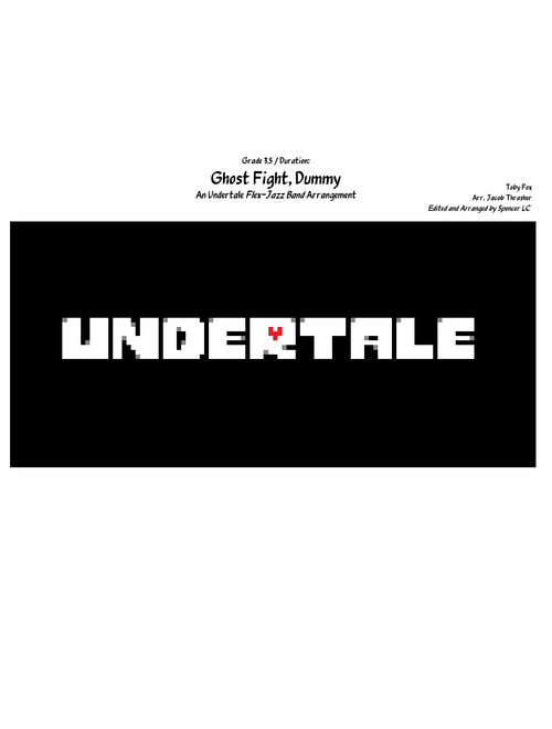 Ghost Fight/Dummy - Undertale jazz arrangement