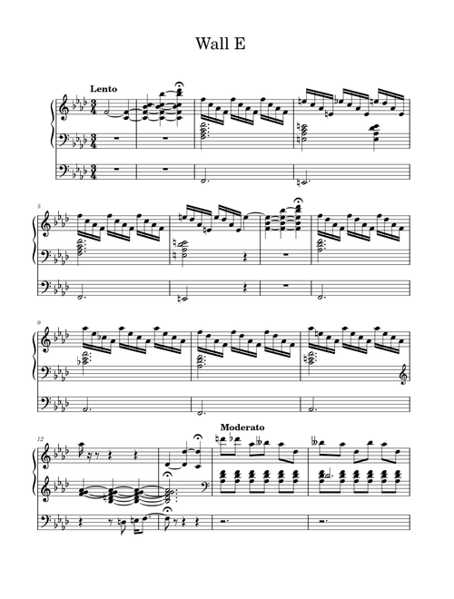 Wall-E 2815 AD for organ – Thomas Newman