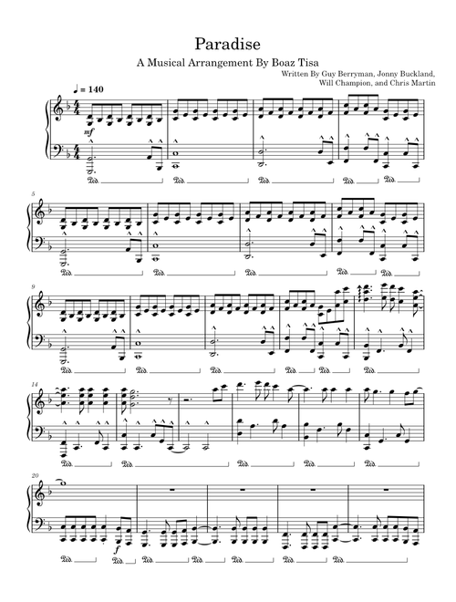 Paradise – Coldplay