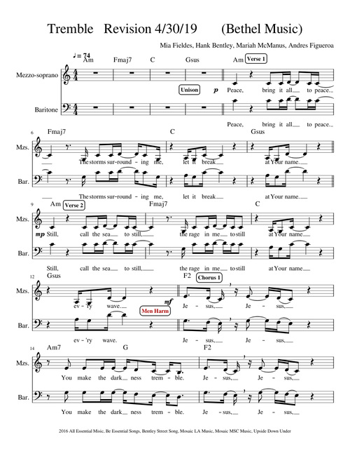 Tremble (Bethel Music)(Upper Room)