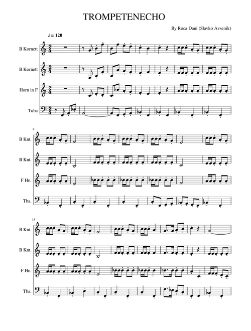 Trompetenecho by Roca Dani (Org. Slavko Avsenik)