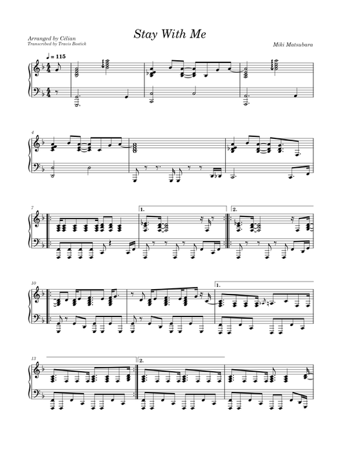 Stay With Me - Miki Matsubara