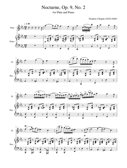 Chopin - Nocturne, Op. 9, No. 2