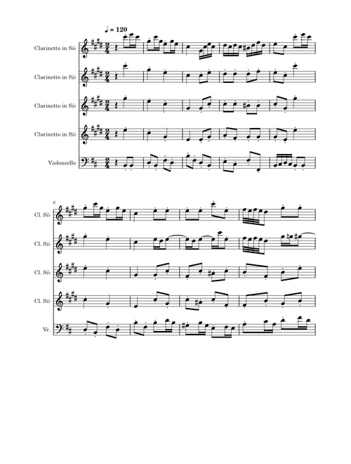 Badinerie – Johann Sebastian Bach Clarinet