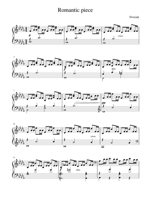 Romantic piece
