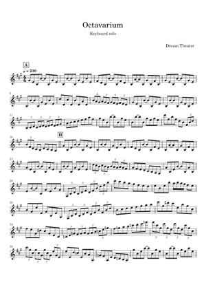 Dream Theater - Octavarium guitar solo part (16:47~17:39