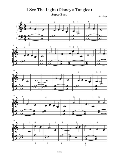 I See The Light (from Disney's Tangled) – Mandy Moore, Tangled Movie I See The Light - Super Easy