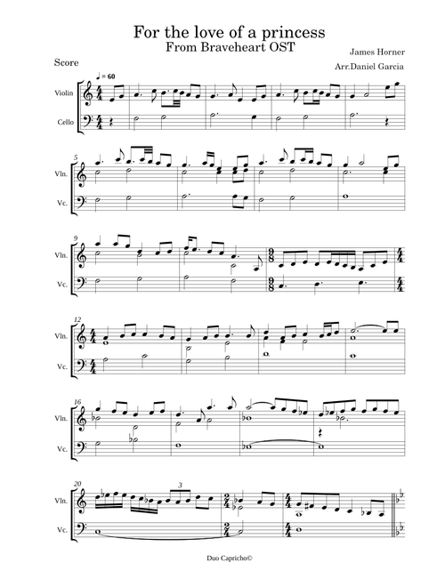 For The Love Of A Princess (from Braveheart) – James Horner