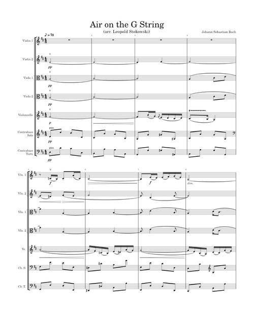 Air on the G String (arr. Leopold Stokowski)